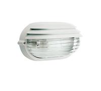 Lampada Applique Ovale Piccola Colore Bianco per Esterno Linea Palpebra Sovil