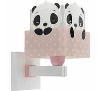 Lampada Applique Panda Rosa