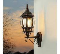 Lampada Applique per Esterni Con Movimento Alluminio Vetro 54 CM Alto IP23 E27