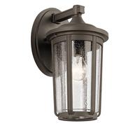 Lampada Applique per Esterni E27 IP44 37,1 CM Alto IN Bronzo Antico Muro Garten