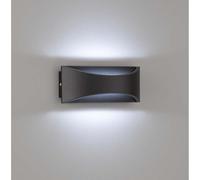 Lampada Applique per Esterni Frontale da Giardino LED Patio Up Down Nero