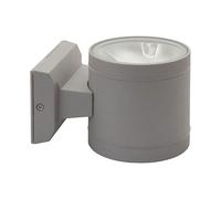 Lampada Applique per Esterni Frontale Grigio Alluminio Up Down Faretto Balcone