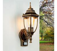 Lampada Applique per Esterni IP44 Movimento E27 Rustico da Parete Hof Alluminio