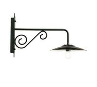 Lampada Applique Piccola Colore Grigio per Esterno Linea Piatto Antico Sovil