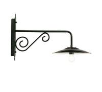 Lampada Applique Piccola Colore Grigio per Esterno Linea Piatto Antico Sovil