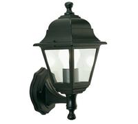 Lampada Applique Piccola in Alto Colore Nero da Esterno Linea Mini Quadrata Sovil