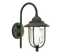 Lampada Applique Piccola in Basso Color Ruggine da Esterno Linea Porto Sovil