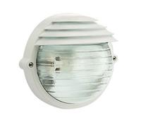 Lampada Applique Tonda Grande Colore Bianco per Esterno Linea Palpebra Sovil