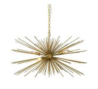 Lampada Artistica In Ottone A 6 Luci Design Di Mezzocento Premium Sea Urchin