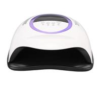 Lampada Asciugatrice per Unghie, Luminosa per Indurimento Chiodi Rapido 42 Conti della Lampada Comoda 4 velocità la Sala Unghie (Spina europea)