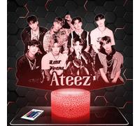 Lampada Atee deco per camera da ragazza Lampada 3D Atee oggetto K-pop Corea Pop Coreana idea regalo decorazione luce soffusa luce notturna deco ufficio. Natale. regalo adolescente originale TOP