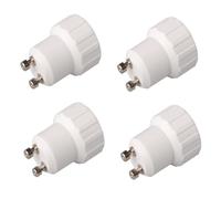 Lampada Attacco Adattatore Convertitore Presa Adattatore per attacco E14 E27 GU10 B22 per LED Alogeno e lampadine a risparmio energetico 4 x GU10 auf E14