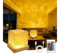 Lampada Aurora Boreale,16 Colori Led Proiettore Stelle Soffitto, Boreale Proiettori, Stelle e Luna Girare Proiettore Lampada, Luce Notturna Bambini per Cameretta Da Letto e L'arredamento Feste