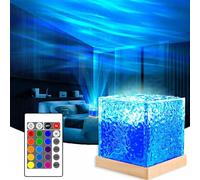 Lampada Aurora Boreale Cubo,Luce Notturna Bambini,Con Telecomando 16 Colori Led Lampada Proiettore Stelle Bambini,Usato Per Soffitto Per La Decorazione Della Stanza[Classe Di Efficienza Energetica G]