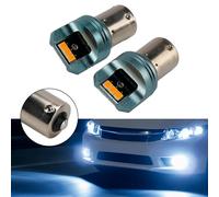 Lampada Ausiliaria LED Auto P21W 12V 3W 1700K Ambra Per HELLA LEDS25AA2