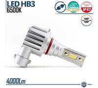 Lampada Auto Moto FULL LED HB3 BIANCO POTENTE 6500K 4000LM CANBUS ANTI SFARFALLI