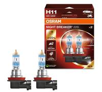 Lampada auto - OSRAM H11 NIGHT BREAKER 220 DUOBOX - 64211NB220-2HB
