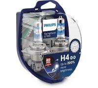 Lampada auto - PHILIPS - 2xH4 RACING VISION +200% DI LUCE - 12342RGTS2