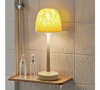 Lampada Bagno Ricaricabile con Proiettore Aurora Boreale - Luce LED Impermeabile per Doccia e Interno Bagno, Lampada da Tavolo Senza Fili, Luce Atmosfera Bagno con Telecomando e Illuminazione Bagno