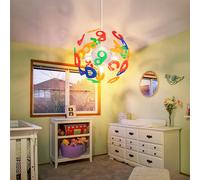 Lampada Bambini Lampadario Lampada Spielzimmerlampe Abc 4 Luci Alteyya 120 CM [EEK: Non valutato]
