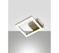 Lampada Bard Applique Oro Opaco 1 Luce LED Calda Design Elegante Fabas