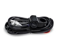 Lampada Cablaggio Connettore,Cablaggio Faretti Mot Kit Cablaggio Barra Luminosa 180W 3 Cavi 16 Uso Adatto Per Moto Con Relè 12V 40A E Interruttore Di Controllo