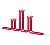 Lampada candelabro LED Ikea Gustaf Westman Vinterfint Beam metallo rosso limi...