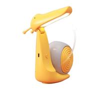 Lampada carina per con portapenna, luce notturna lumaca, lampada da tavolo portapenne lumaca, lampada da tavolo portapenne lumaca, luce notturna a LED per bambini, lampada da scrivania carina con