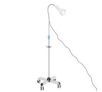 Lampada chirurgica a LED da 30 W, 360, rotazione, altezza 1,35 - 1,6 m, per esami medici, luce bianca a LED, braccio girevole, ingrandimento