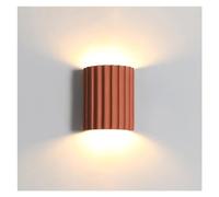 Lampada Classico Pronzo Verde con Lampadina 2 luci su e Giù Illuminazione per Interni Camera Letto a Moderne Lampade da Bianco corridoio Monte Parete Arancione Grigio (c, LED