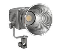 Lampada COB Portatile con Controllo App, 55 W 5600 K 6 Effetti Scena COB LED Illuminazione a Uscita Continua, Luce Video Dimmerabile 9000lux CRI/TLCI 96+ PWM per (Spina europea)