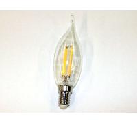 LAMPADA COLPO DI VENTO FILAMENTO WIRE LED E14 4W 390 Lumen LUCE CALDA 3000K