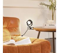 Lampada con morsetto Lindby Jyla, nero opaco, GX53 LINDBY