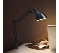 Lampada con morsetto OSRAM Office Line Desk Pear Clip, nera, E27 Osram