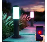 Lampada con Piedistallo Außenstehlampe Movimento Smart LED Dimmbar Giardino 2er