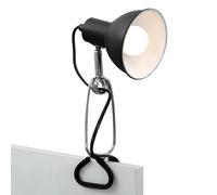 Lampada con pinza Fix 30,5x11x13 cm nero Nero