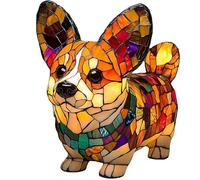 Lampada Corgi, luce notturna artistica serie cane, lampada bassotto, decorazione per la casa con animali domestici, simpatiche lampade da tavolo a LED a tema cani con luce calda ambientale, regalo