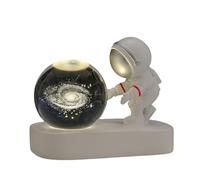 Lampada creativa unica e incantevole viaggio spaziale lampada a LED astronauti spazio camminare luce notturna camera da letto