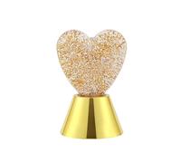 LAMPADA CUORE 3D GOLD GLITTER CAMBIA COLORE DA CAMERETTA LUCE NOTTURNA ITOTAL