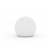 Tekcnoplast Lampada da appoggio Sfera luminosa in resina – Interno/Esterno Luce bianca