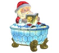 Lampada da bagno a LED - motivo padre, luce notturna d'atmosfera, senza pericolo per il bagno, portatile, decorazione per feste, famiglia, camera degli ospiti, periodo di,