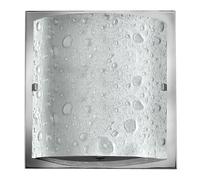 Lampada Da Bagno LED In Vetro IP44 Resistente All'Acqua Angolare Effetto Goccia [EEK: F]