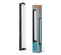 LEDVANCE da parete/specchio LED ORBIS Tube, nera, vetro con effetto bolle, 12W,