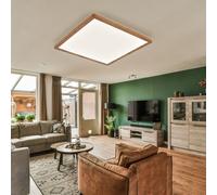 Lampada da Bagno Plafoniera IP44 Retroilluminato Memory Simil Legno LED [EEK: Non valutato]