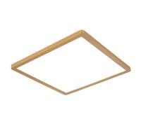 Lampada da bagno Plafoniera LED Plafoniera in ottone IP44 Pannello LED, 3 livelli tramite interruttore a parete, retroilluminazione, 24W 2300Lm bianco caldo, LxH 42x2,5 cm