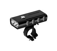Lampada da bici a LED, lampada anteriore for bicicletta impermeabile, USB ricaricabile, lunga durata 900LM super luminoso 3 LED faro con torcia da tavolino e power bank funzione