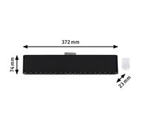 Lampada da binario a LED Paulmann URail Zelos, nera, 3.000 K, 37 cm Paulmann