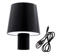 Lampada da bottiglia a batteria Touch 60 LED 14 x 10 cm - nero - luce per bottiglia calda e bianca fredda da inserire su bottiglie - Lampada decorativa da tavolo dimmerabile ricaricabile per interni