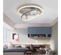 Lampada da Camera dei Bambini Plafoniera A LED Lampada da Soffitto Moderna per Camera da Letto per Ragazze Dimmerabile con Telecomando Cartoon Astronaut Planet Design, One Color, 50CM