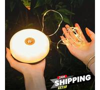 Lampada da campeggio a LED Strip Atmosfera 10M Lunghezza Cintura luminosa riciclabile impermeabile Lampada da giardino per esterni per tenda